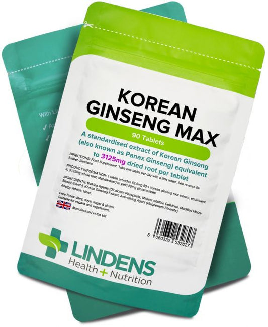 Lindens Korean Ginseng Max 3125mg