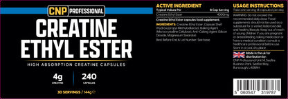 CNP Creatine Ethyl Ester, 240 Capsules