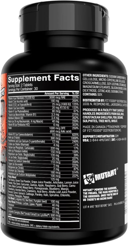 Mutant Multi, 60 Tablets