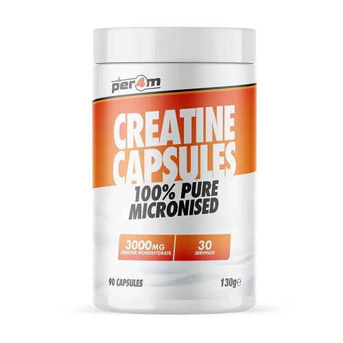 Per4m Creatine Capsules, 90 Capsules, 100% Micronised