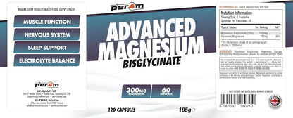 Per4m Magnesium Bisglycinate, 120 Capsules