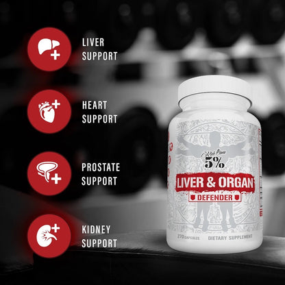 5% Nutrition Liver & Organ Defender, 270 Capsules