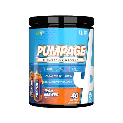 Trained by JP Pumpage, Non Stim Pre Workout, 400g