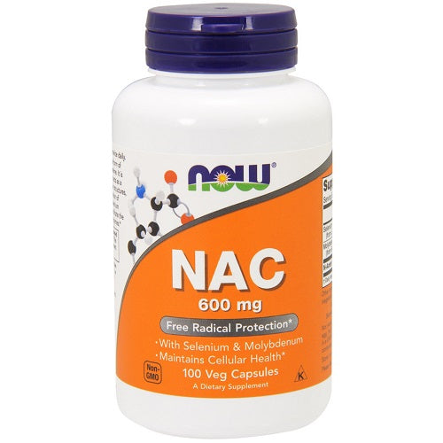 Now Foods NAC With Selenium & Molybdenum 600 mg