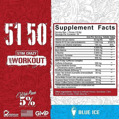 5% Nutrition 5150 Pre Workout, 30 Servings
