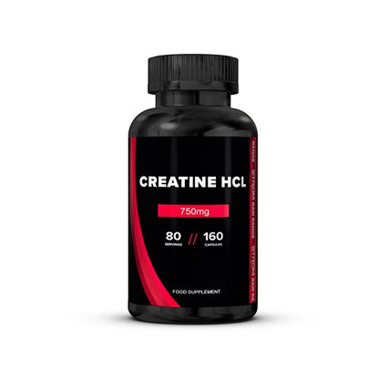 Strom Sports Creatine HCl, 80 Servings, 160 Capsules