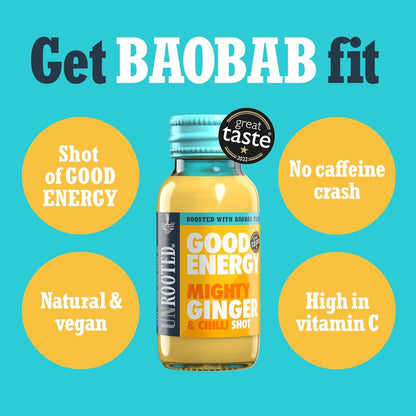 Unrooted Good Energy Shots 12 x 60ml