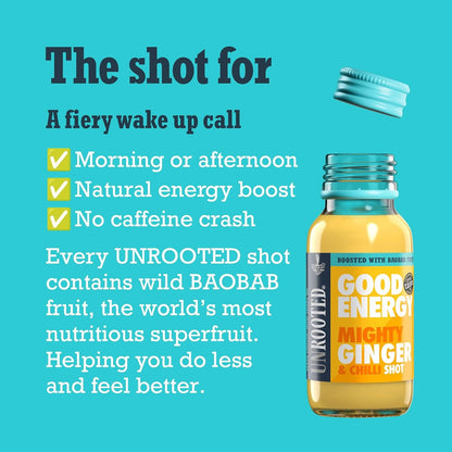 Unrooted Good Energy Shots 12 x 60ml