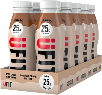 UFIT 25g Protein Shakes, 10 x 330ml