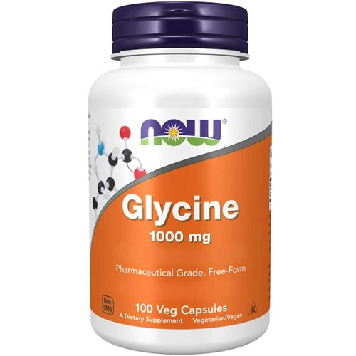 Now Foods Glycine 1000mg, 100 Veg Capsules