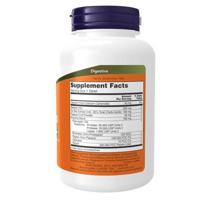 Now Foods Super Enzymes, 180 Tablets