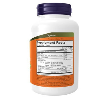 Now Foods Super Enzymes, 180 Tablets