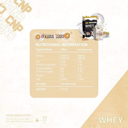 CNP Whey 2kg, 66 Servings
