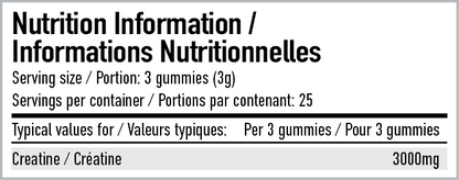 Per4m Creatine Gummies, 75 Gummies, 25 Servings