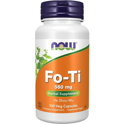Now Foods Fo-Ti (Ho Shou Wu) 560mg, 100 Capsules