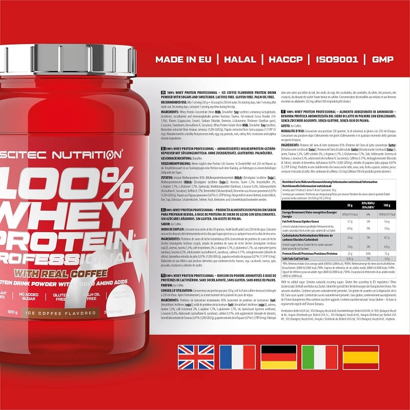 Scitec Nutrition 100% Whey Protein Professional