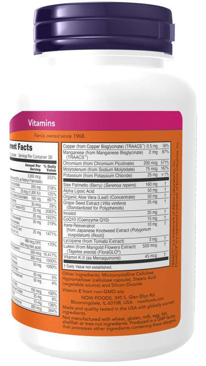 Now Foods Adam Multivitamin Capsules