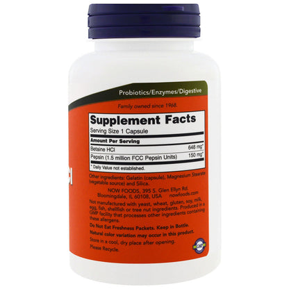Now Foods Betaine 648mg