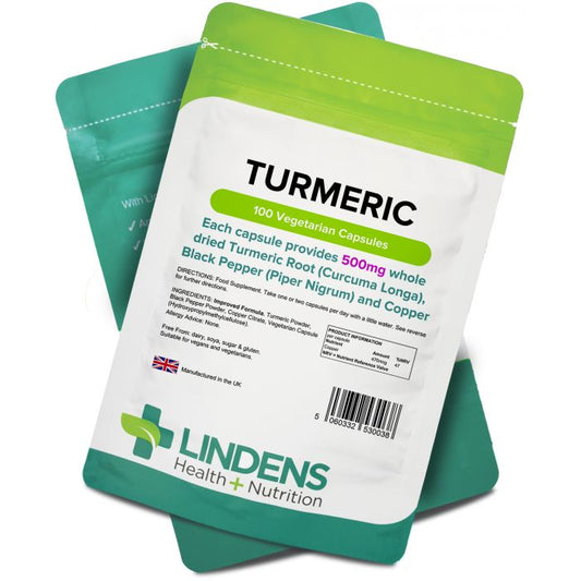 Lindens Turmeric (Whole Root Caps) 500mg