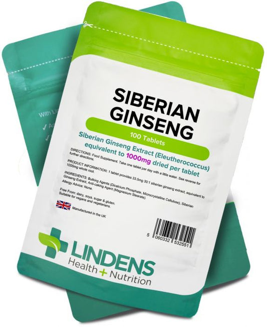 Lindens Siberian Ginseng 1000mg