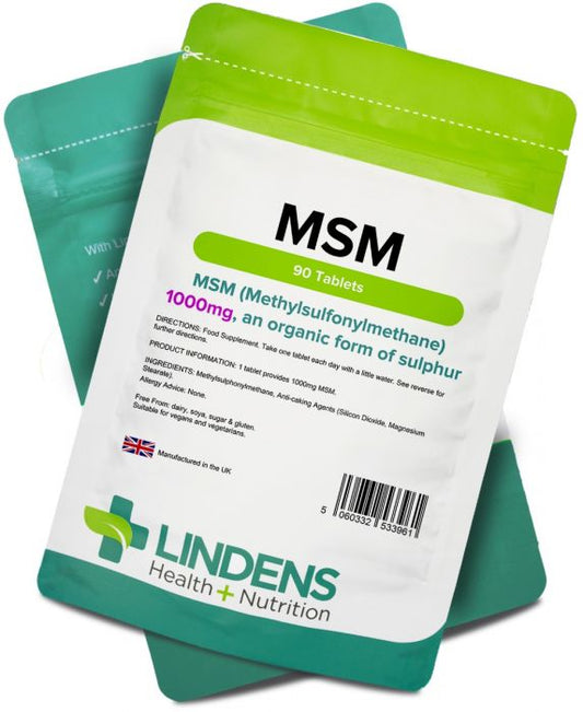 Lindens MSM (methylsulfonylmethane) 1000mg