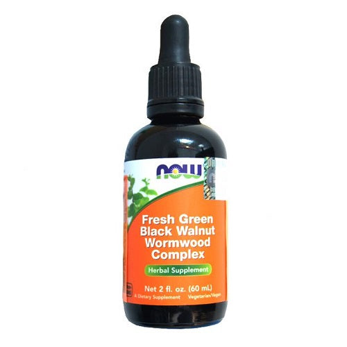 Now Foods fresh green black walnut wormwood complex