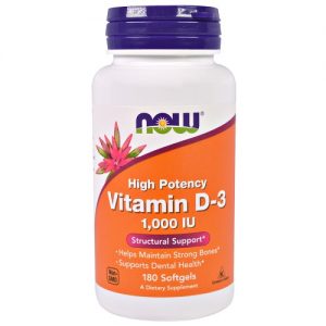 Now Foods Vitamin D-3 1000iu